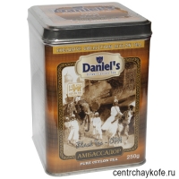 Чай DANIEL'S "AMBASSADOR" "Амбассадор" чёрный цейлонский элитный OPA крупнолистовой в ж/б 250 г