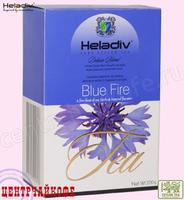 Чай Heladiv "Black Tea Blue Fire" "Синий огонь" чёрный Цейлонский FBOP с Василёк, Мята и Гуава